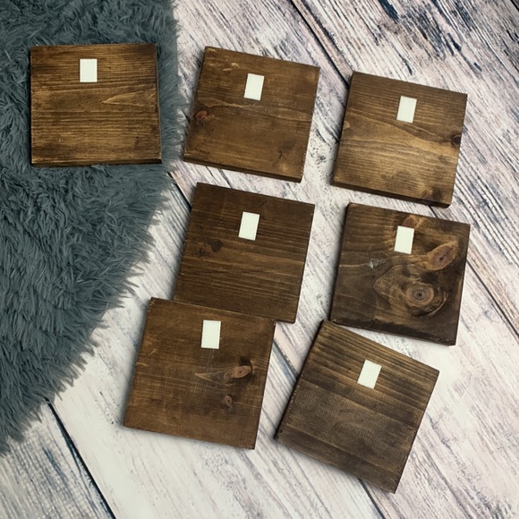 Wood Family Scrabble Pieces Wall Decor - Picture 5 of 6